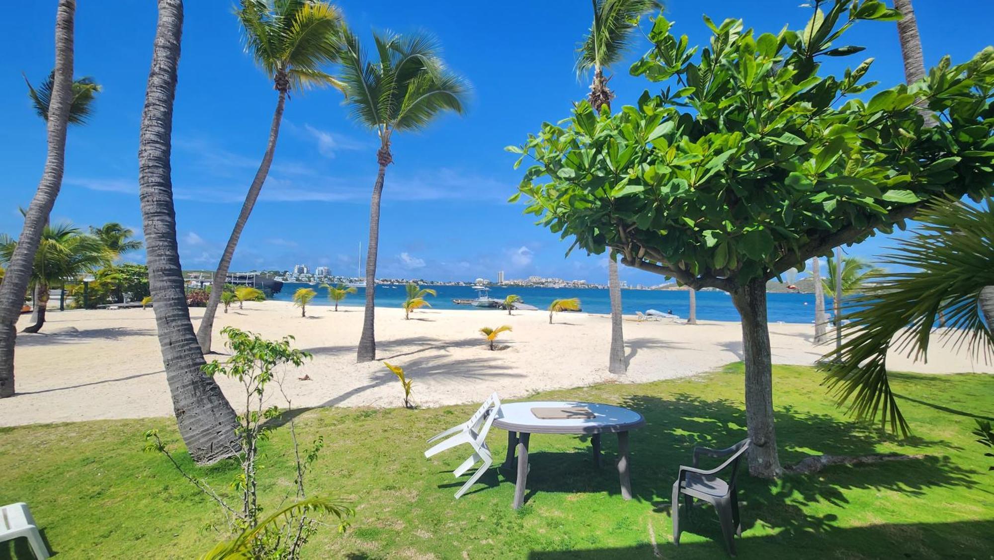 The Palm - Studio On The Beach Baie Nettle Luaran gambar